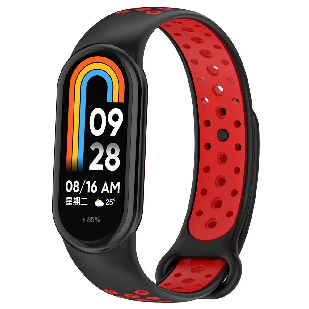 Bracelet sport Xiaomi Smart Band 10 (noir/rouge)