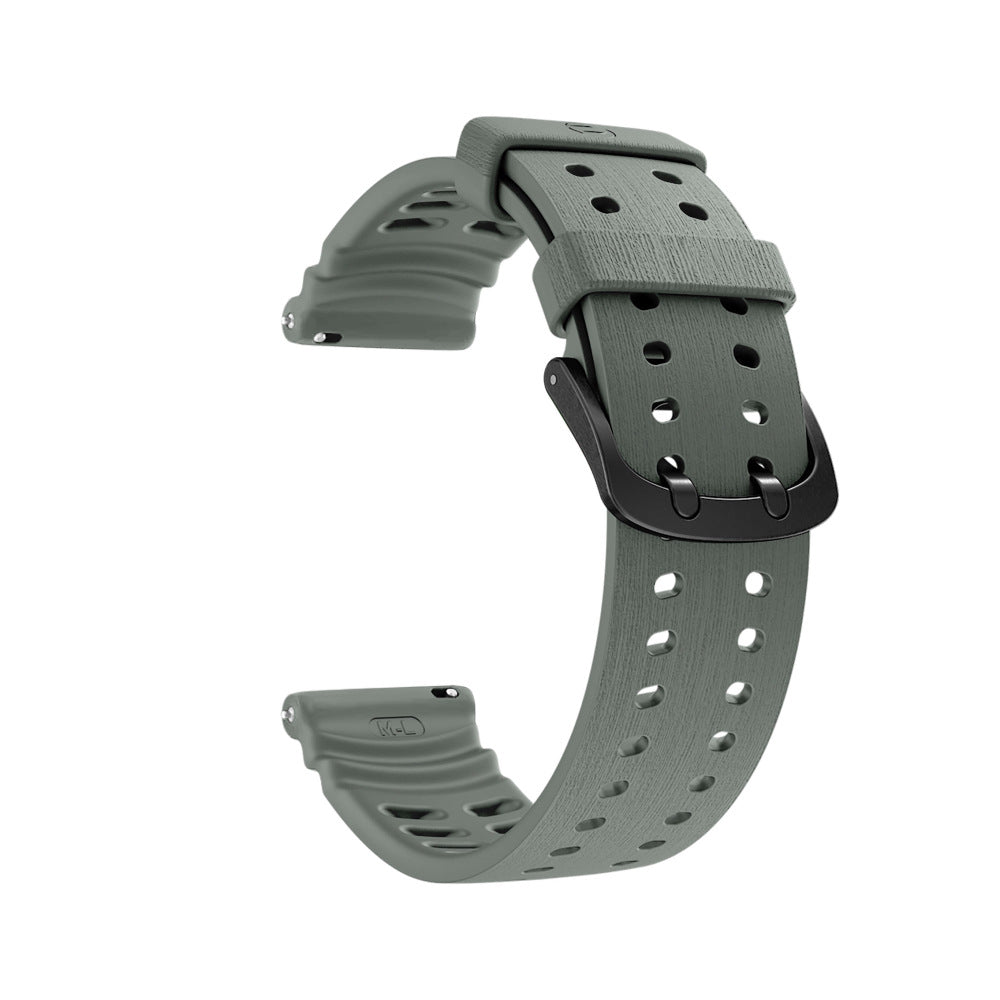 Bracelet silicone grain Polar Vantage M (gris foncé)