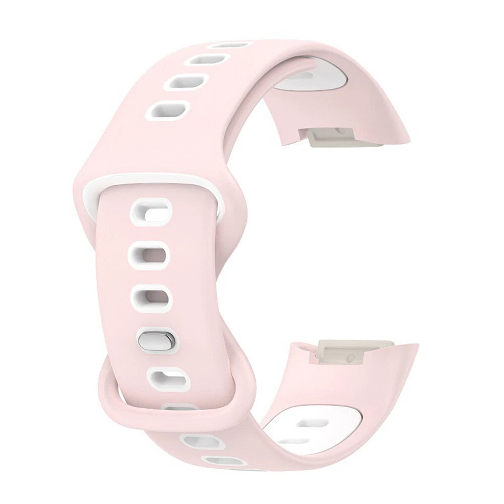 Bracelet sport Fitbit Charge 5 (rose/blanc)