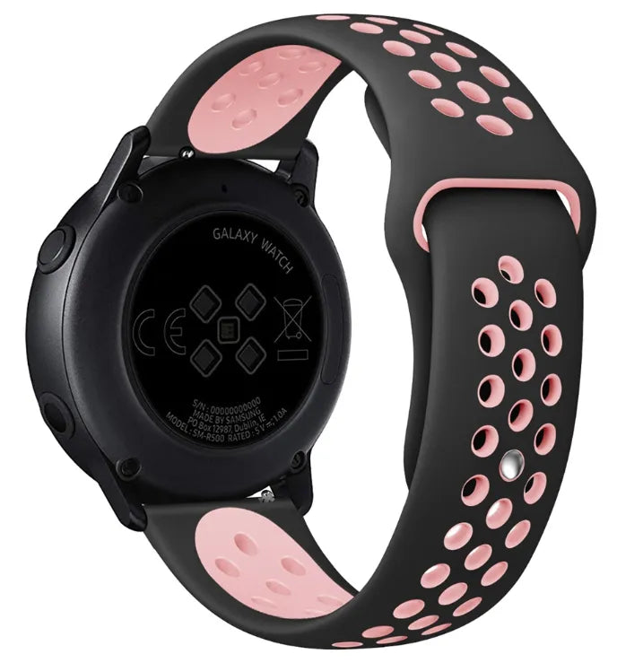 Bracelet sport Withings Steel HR - 40mm (noir/rose)
