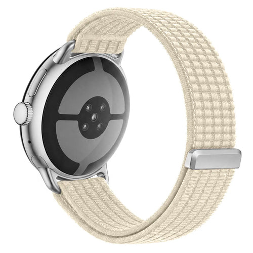 Bracelet nylon ultra fine Google Pixel Watch 5 - 41mm (lumière stellaire)