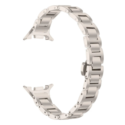 Samsung Galaxy Watch 9 - 40mm Slimfit Steel Strap (Starlight)