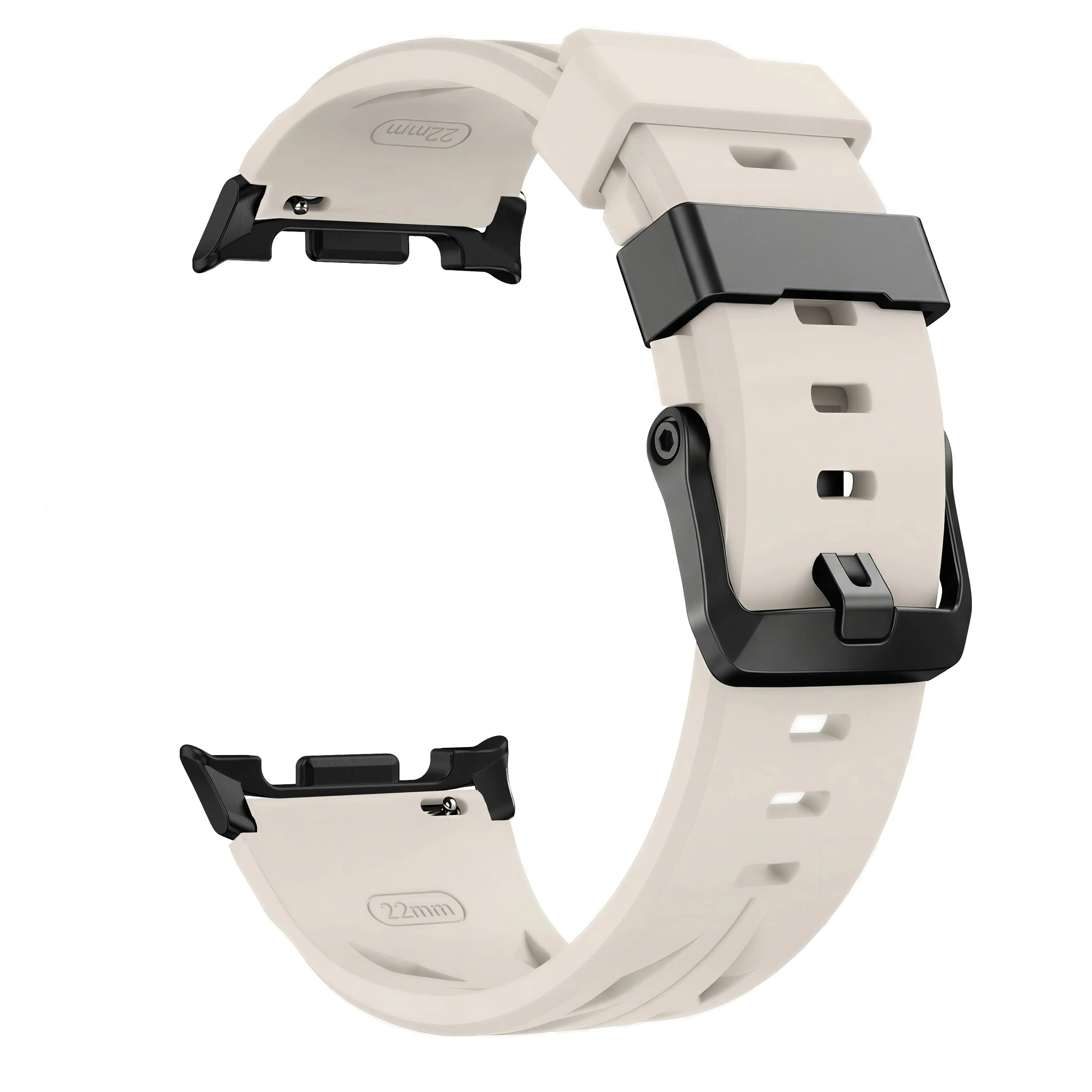 Samsung Galaxy Watch 9 - 44mm Race Silicone Strap (Starlight)