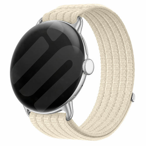 Bracelet nylon ultra fine Google Pixel Watch 5 - 41mm (lumière stellaire)
