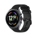 Bracelet silicone luxe Fossil Gen 6 44mm (noir)