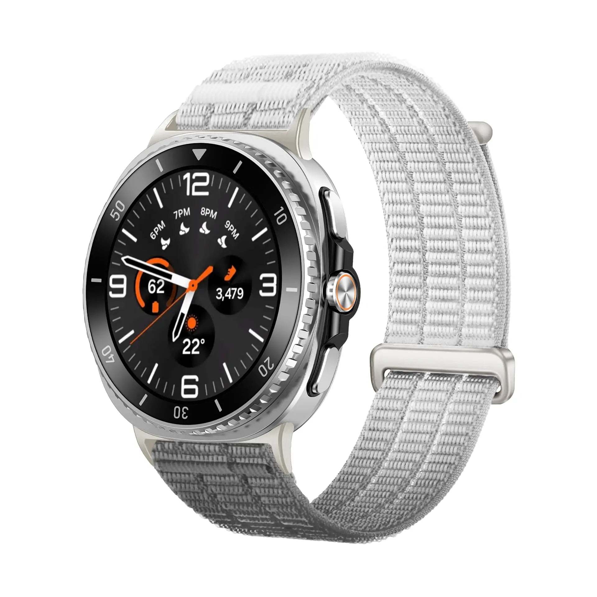 Samsung Galaxy Watch 9 - 40mm Nylon Air Strap (Gradient Grey)