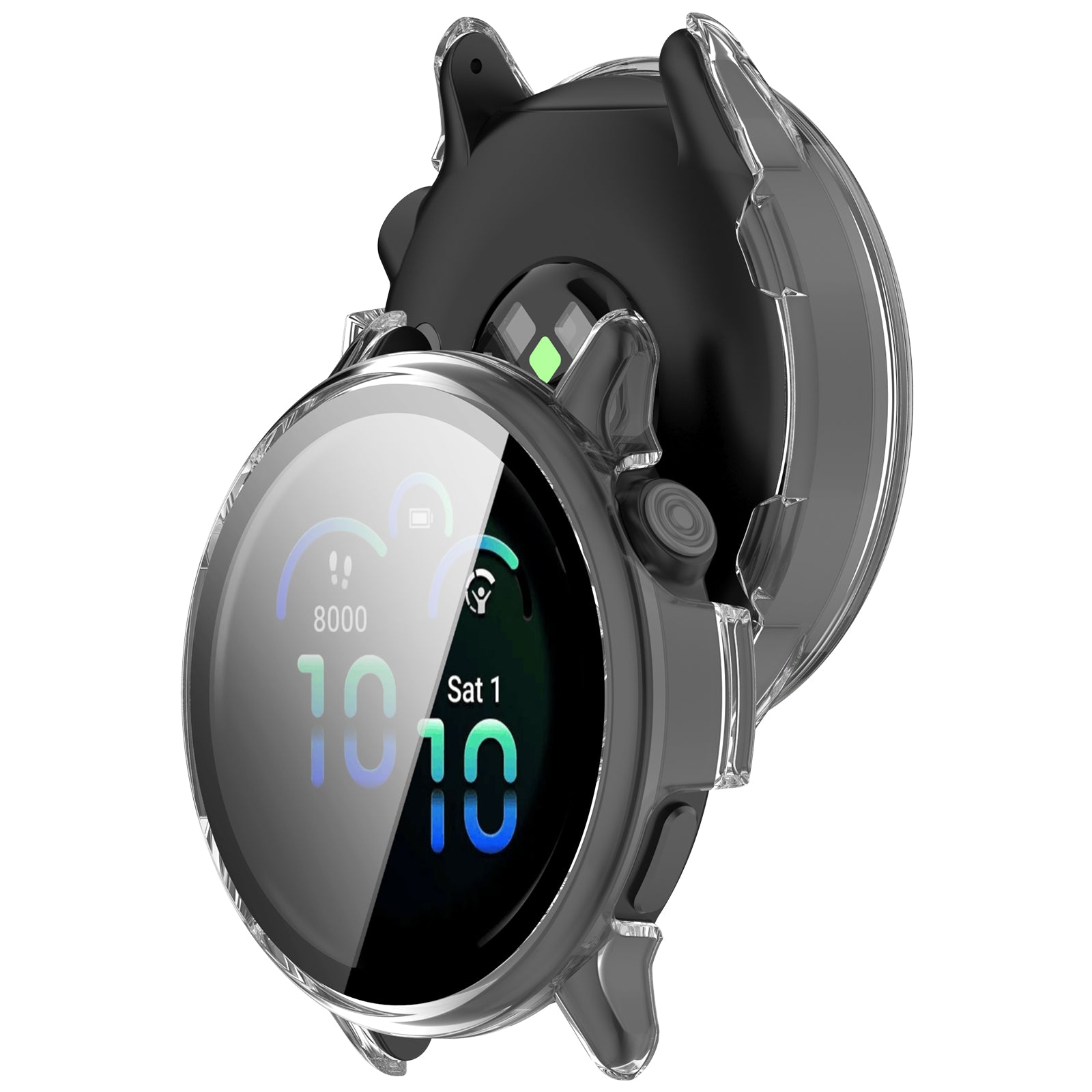 Coque rigide avec verre Garmin Vivoactive 6 (transparent)