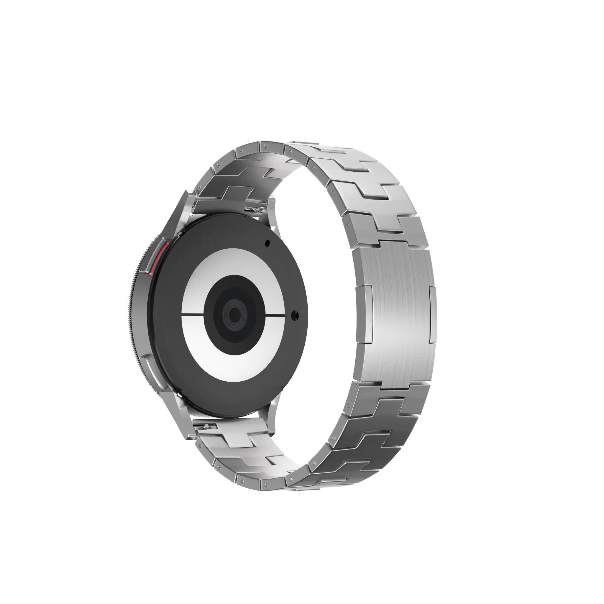 Suunto 9 Peak Pro Titanium Grain Strap (Flat Buckle) (Silver)