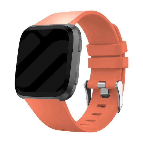 Bracelet silicone Fitbit Versa (pamplemousse)