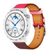 Bracelet cuir Huawei Watch GT 3 Pro 43mm (rose/rouge marron)