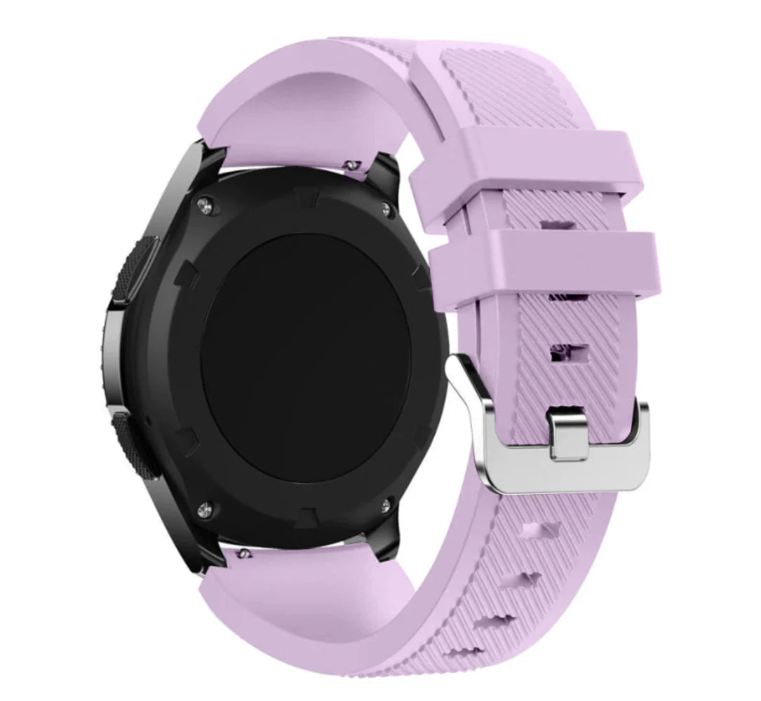 Bracelet silicone Samsung Galaxy Watch 46mm (lilas)
