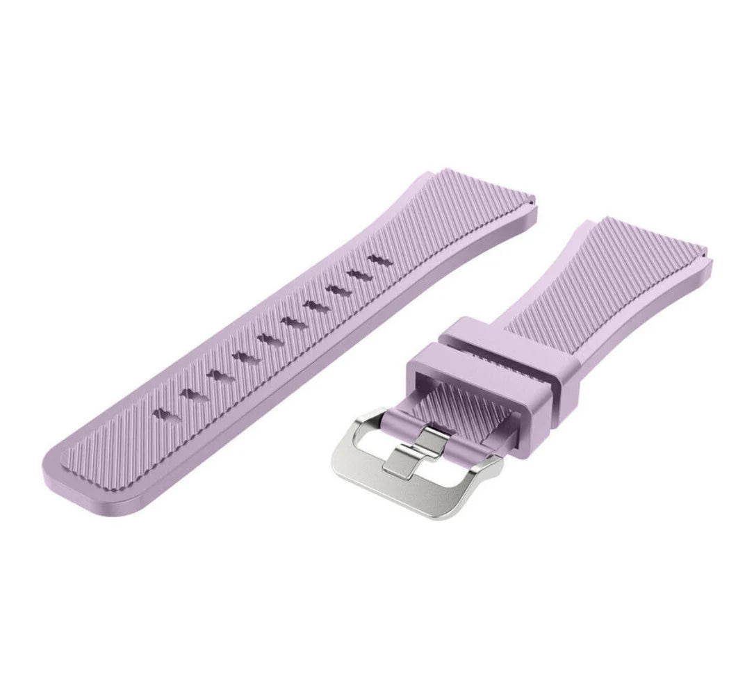 Bracelet silicone Samsung Galaxy Watch 46mm (lilas)