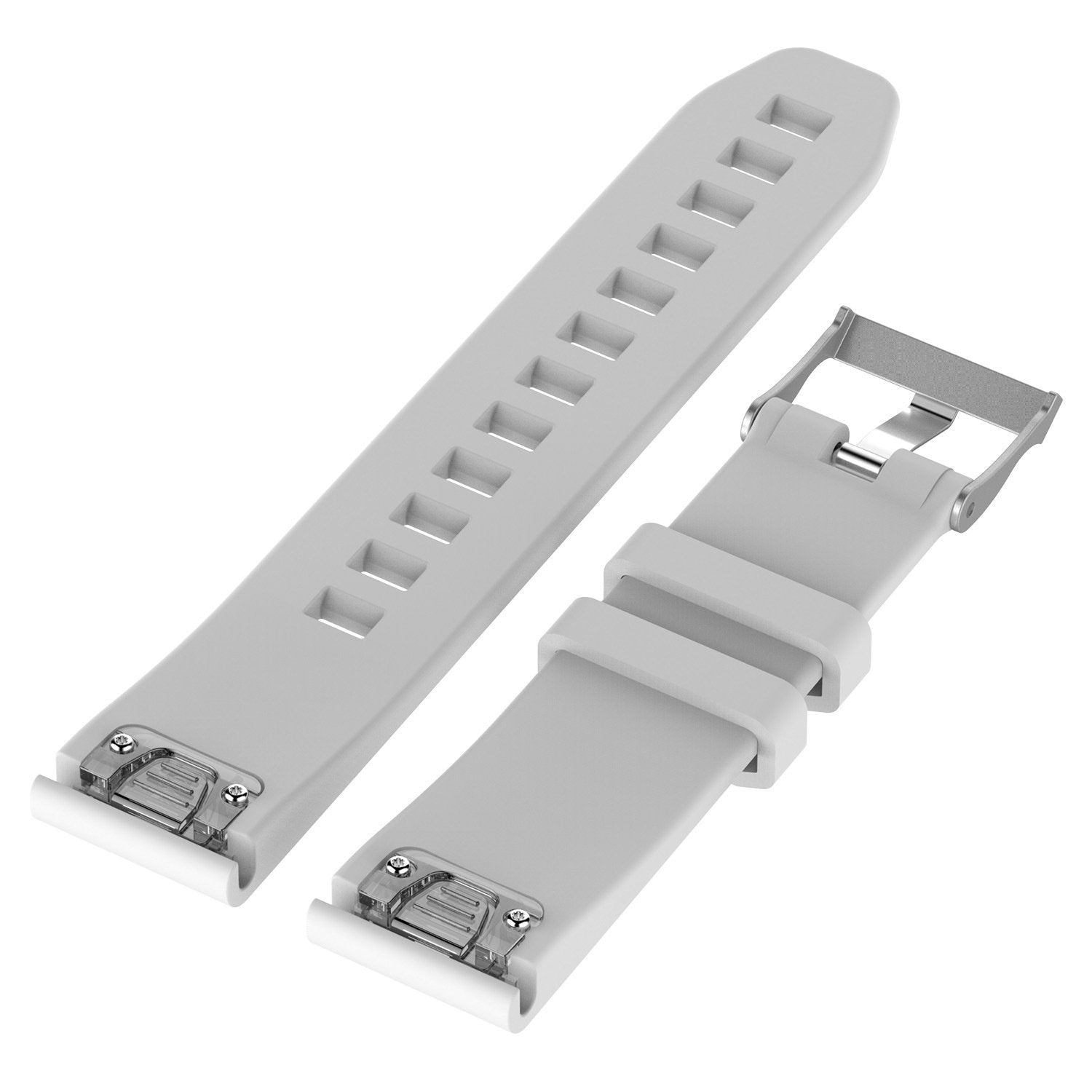Garmin D2 Mach 1 Glossy Silicone Strap (White)