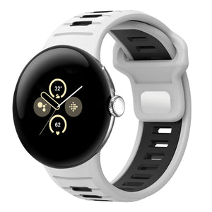 Google Pixel Watch 5 - 45mm Sport Duo Strap (White/Black)