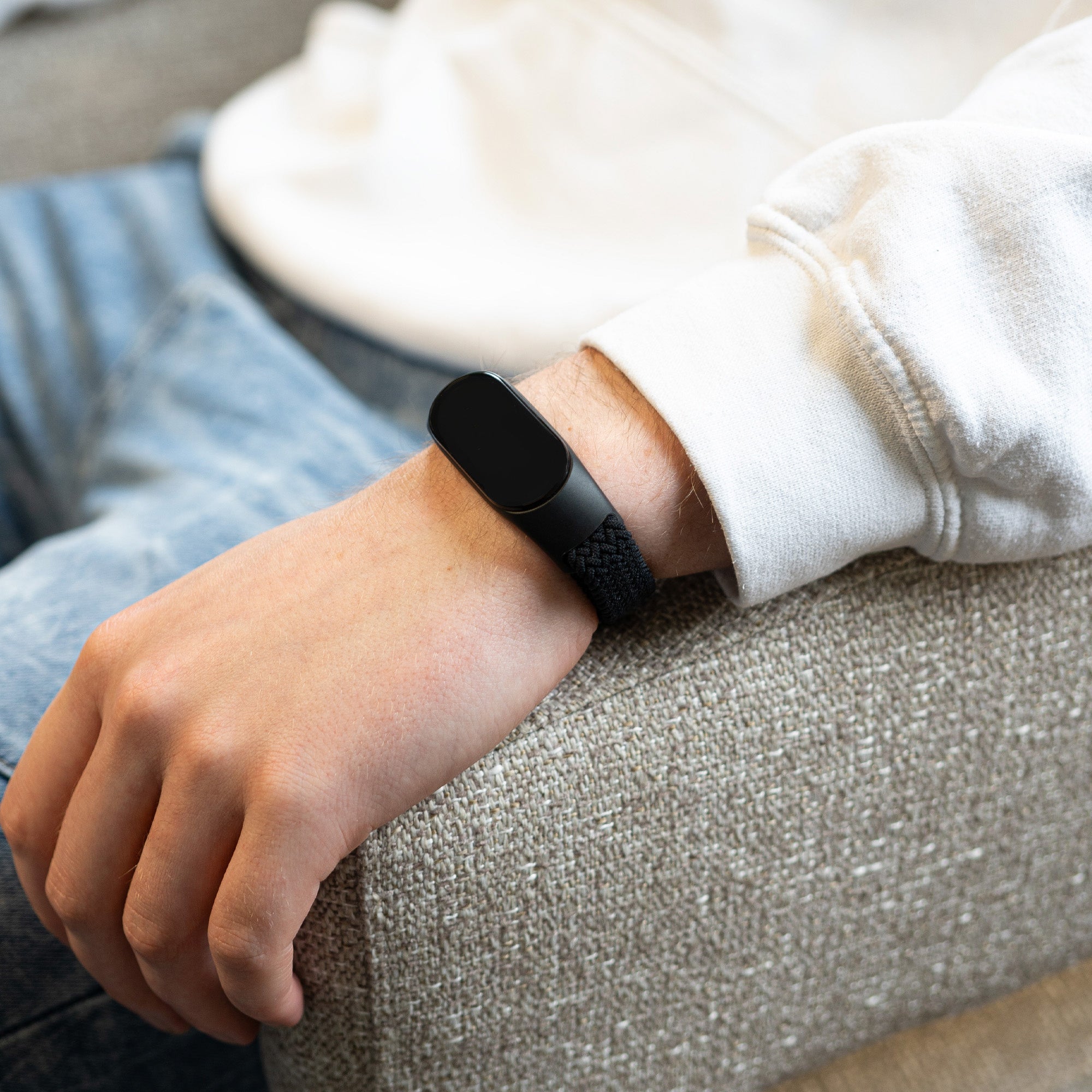 Bracelet tressé Xiaomi Mi Band 5 (noir)