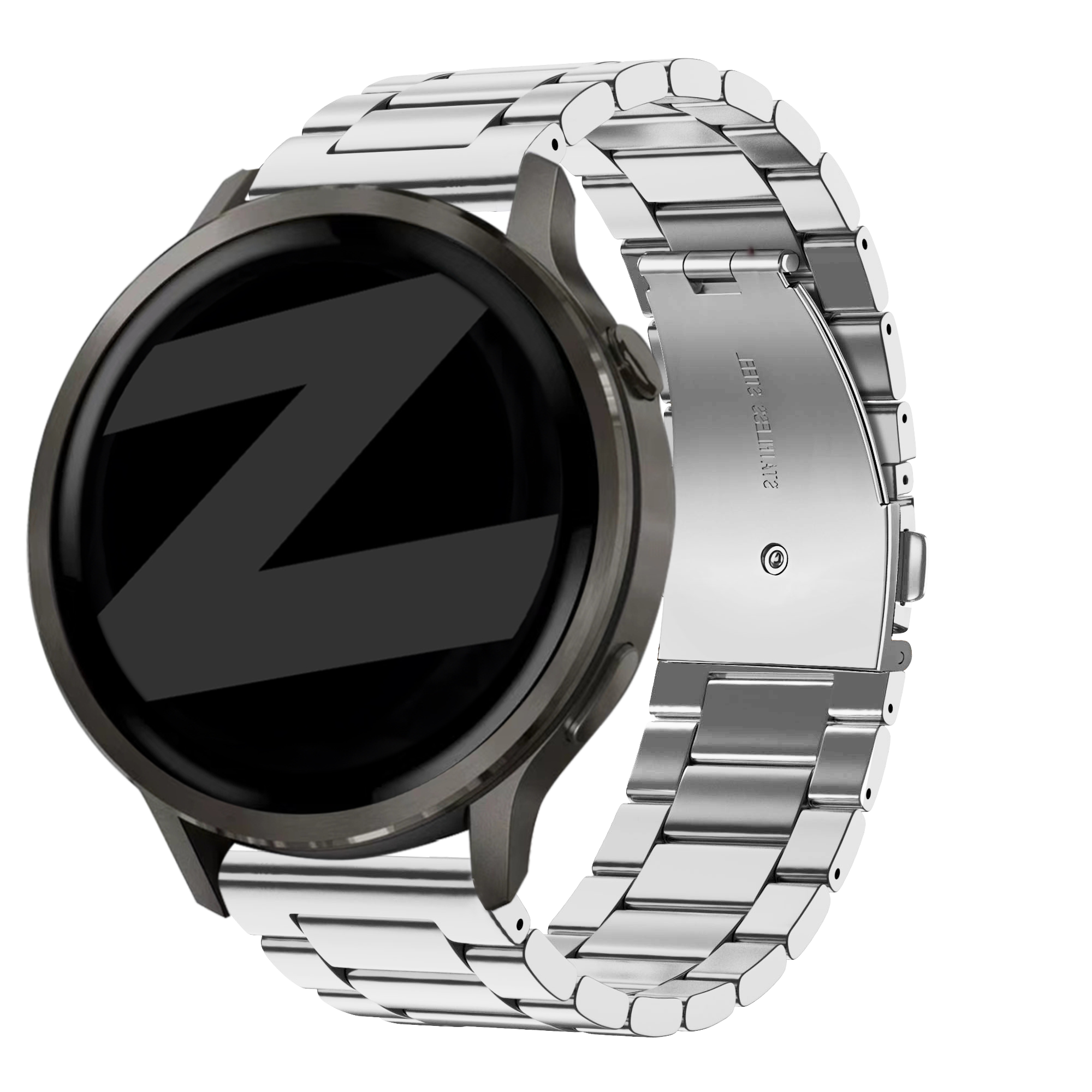 Bandz Bracelet acier 'Classic' Garmin Forerunner 265s (argent)