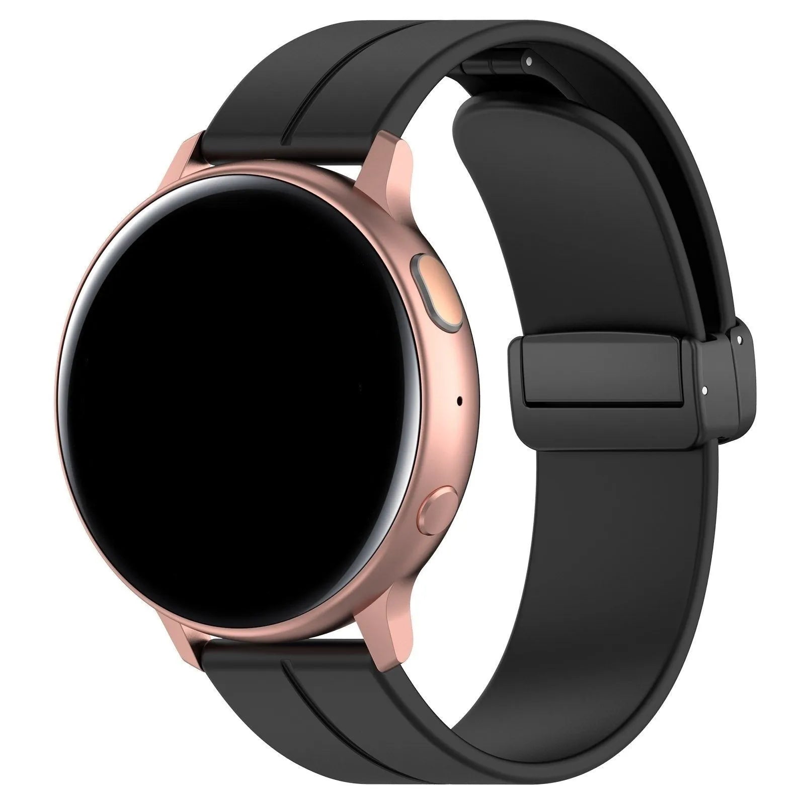 Suunto 9 Peak Pro D-Buckle Silicone Strap (Black)
